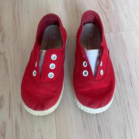 Cienta Red Slip On Sneaker Toddler Size C23 - Picture 1 of 7